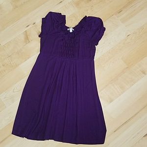 Purple mini dress